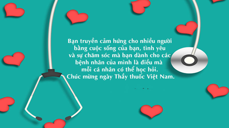 Thiệp chúc mừng ngày thầy thuốc Việt Nam