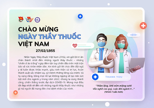 Thiệp chúc mừng ngày thầy thuốc Việt Nam