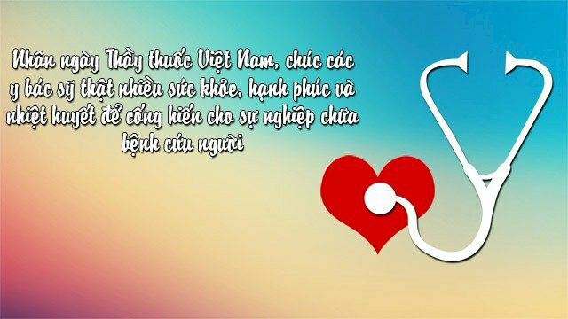 Thiệp chúc mừng ngày thầy thuốc Việt Nam
