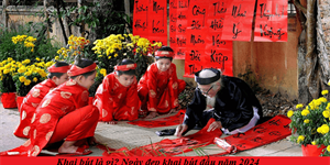 Khai bút là gì? Ngày tốt, giờ đẹp khai bút đầu năm 2024 xuân Giáp Thìn