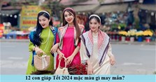 12 Con giáp Tết 2024 mặc màu gì để đem lại may mắn cả năm?