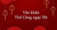 Văn khấn Thổ Công ngày Tết