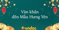Văn khấn đền Mẫu Hưng Yên
