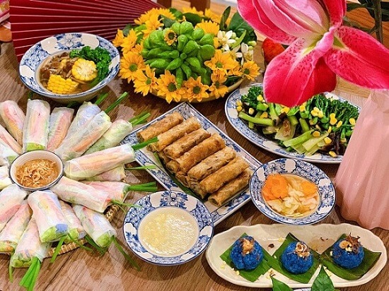 cơm cúng rằm tháng giêng