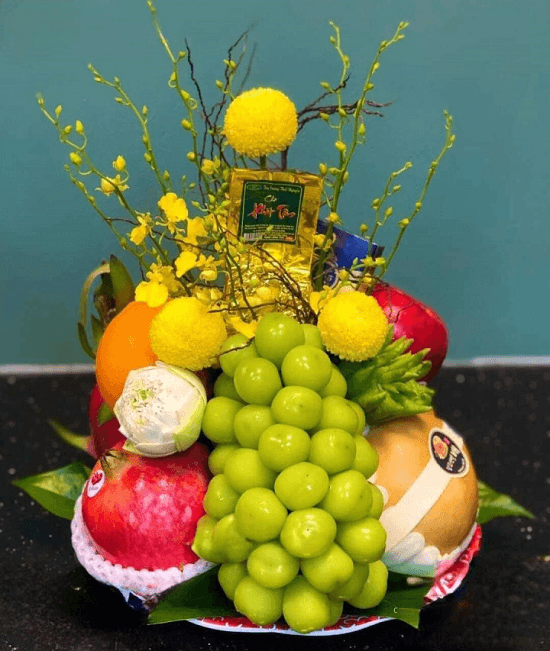 Mâm ngũ quả cúng rằm tháng giêng