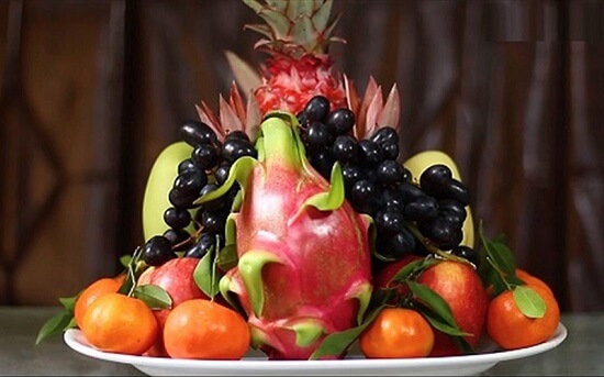 mâm quả cúng ngày rằm tháng giêng