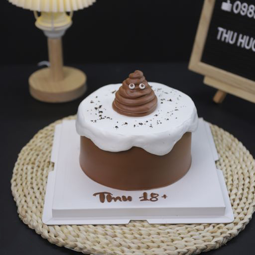 Hình ảnh bánh sinh nhật hài hước cho nam