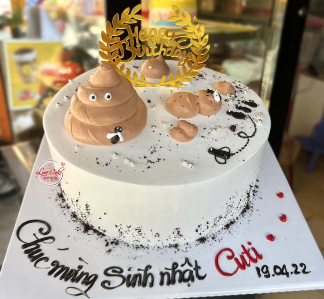 Mẫu bánh sinh nhật bựa cho nữ