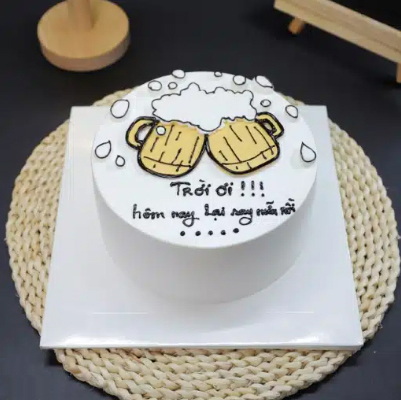 Mẫu bánh sinh nhật troll bạn thân