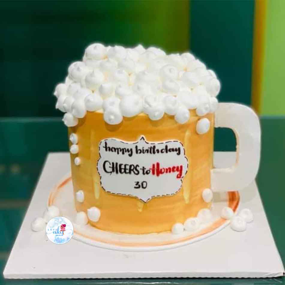 Hình ảnh bánh sinh nhật hài hước cho nam