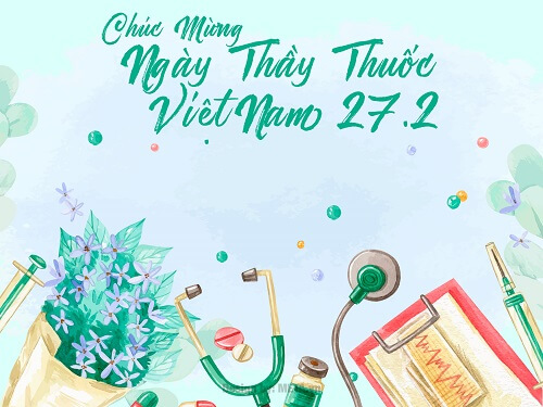 Thiệp mừng ngày thầy thuốc Việt Nam