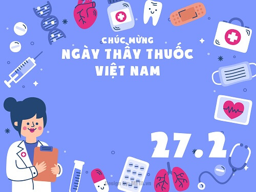 Thiệp chúc mừng 27/2