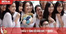 Thơ 8/3 tặng cô giáo ngắn, hay, ý nghĩa nhất