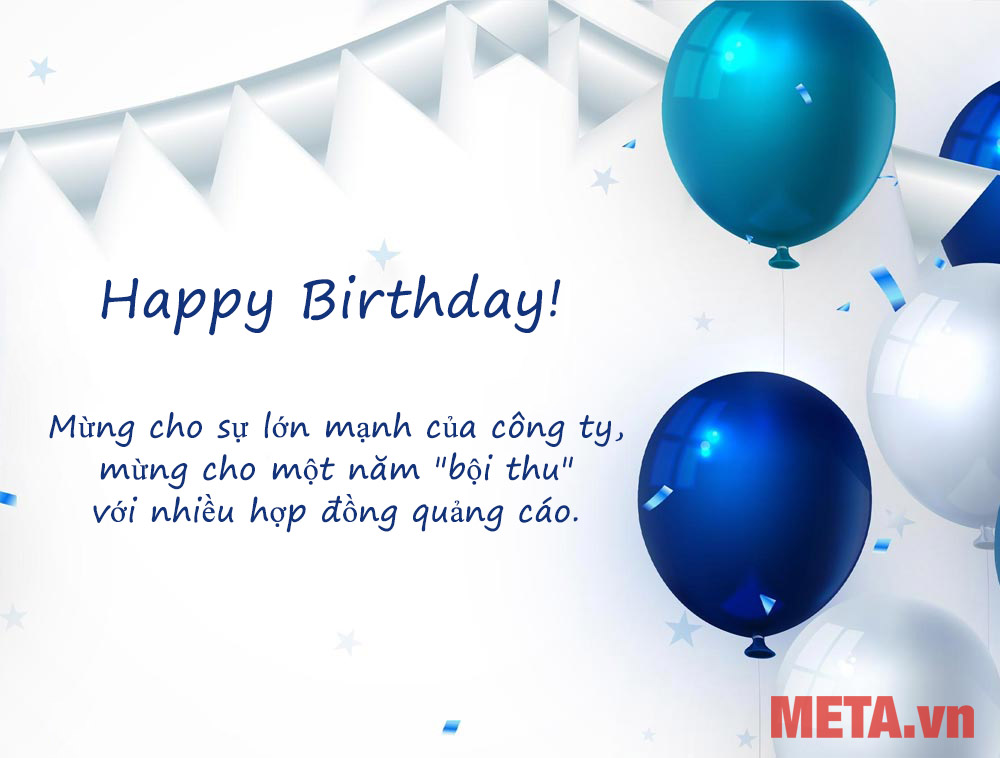 Mẫu thiệp chúc mừng sinh nhật công ty