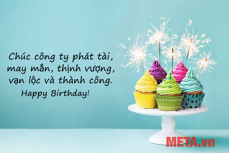 Mẫu thiệp chúc mừng sinh nhật công ty