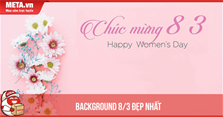 55 Background 8/3 đẹp, full HD mừng ngày Quốc tế phụ nữ