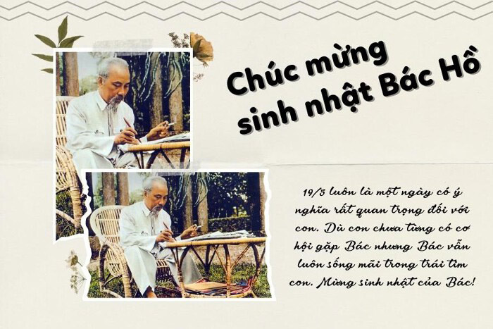 Ảnh chúc sinh nhật Bác Hồ