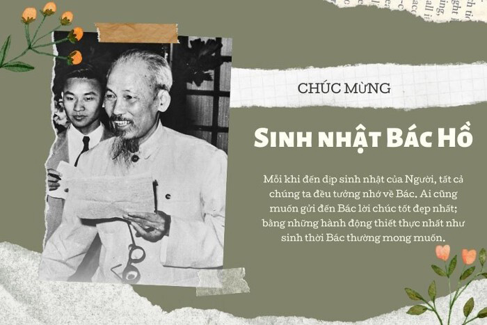Ảnh chúc sinh nhật Bác Hồ