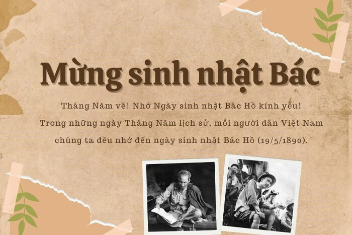 Ảnh chúc sinh nhật Bác Hồ