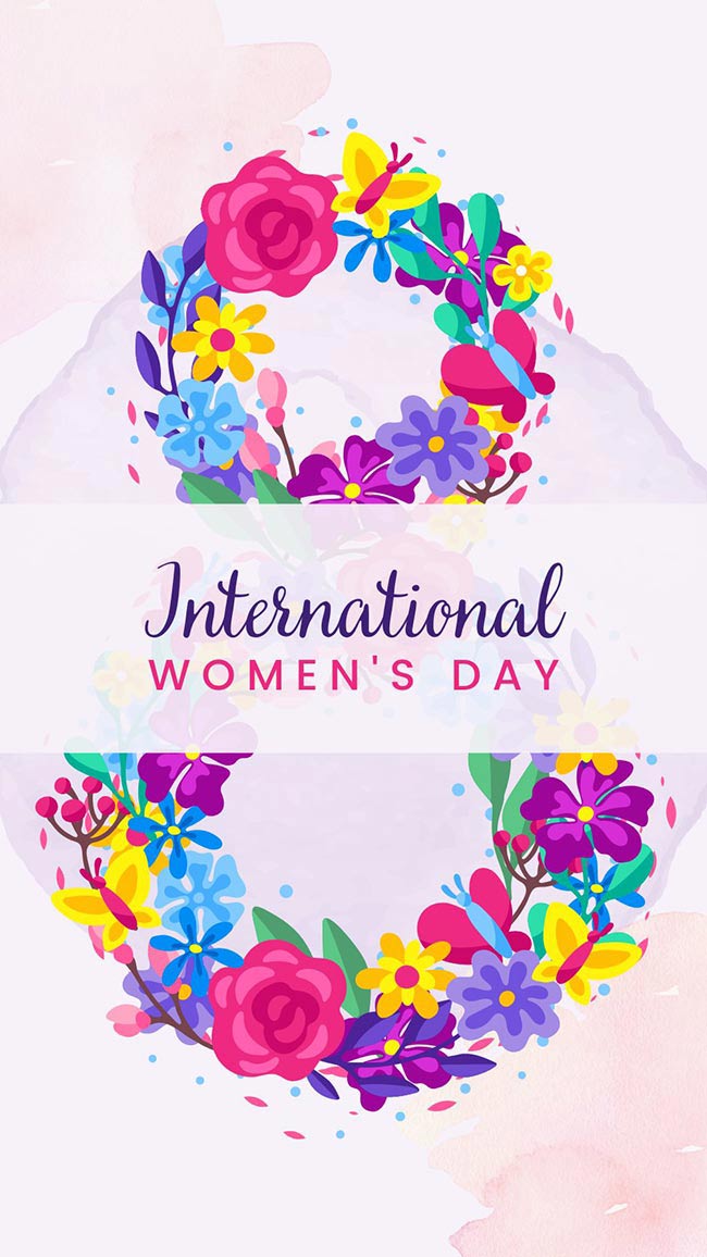 Hình nền chúc mừng 8.3