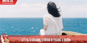 Stt 8/3 cô đơn, stt buồn ngày 8/3 cho FA