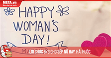 30 Lời chúc 8/3 cho sếp nữ hay, ý nghĩa nhất
