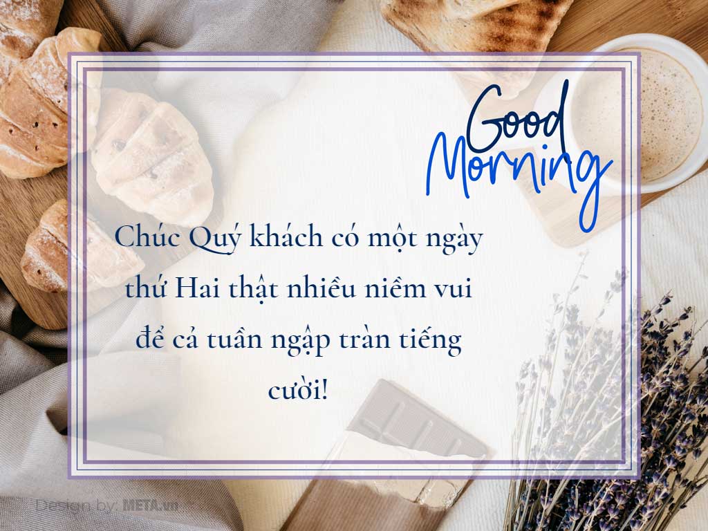 Ảnh chúc đầu tuần cho khách hàng hay