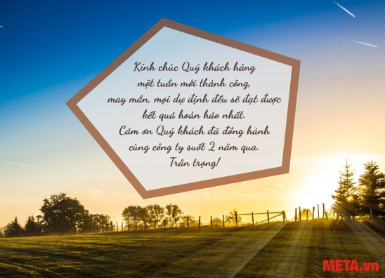 Ảnh chúc đầu tuần cho khách hàng ý nghĩa