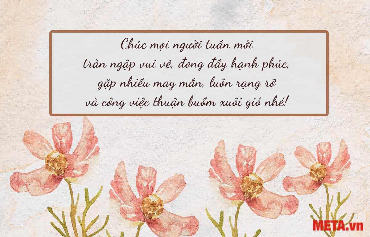 Ảnh chúc đầu tuần cho đồng nghiệp hay nhất