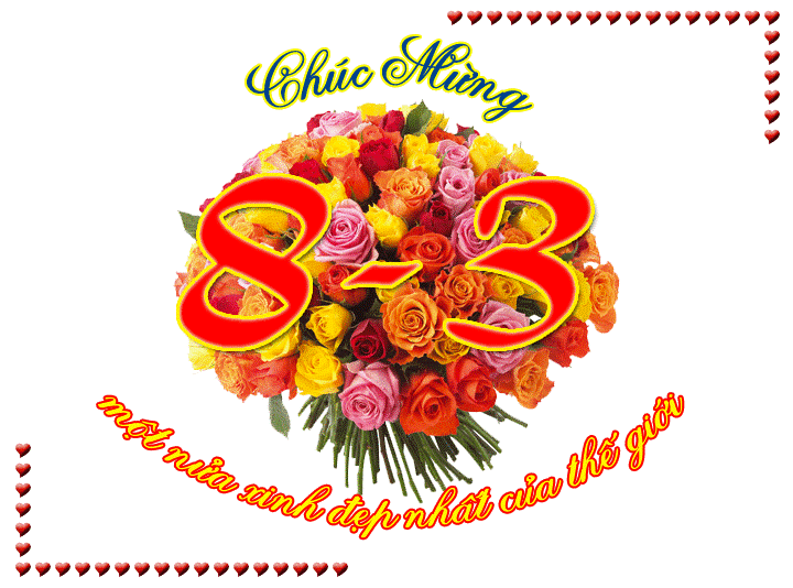 Gif chúc mừng 8/3