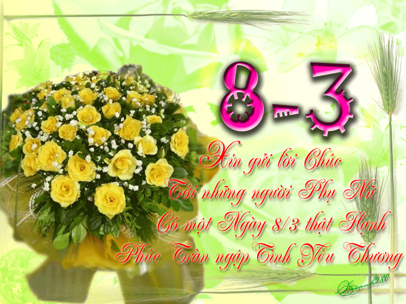 Ảnh động 8/3