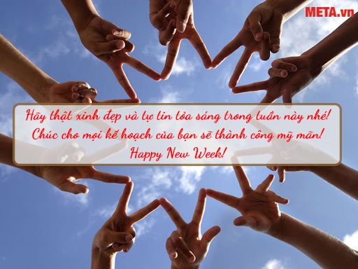 Lời chúc đầu tuần cho nhóm bạn