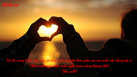 Lời chúc đầu tuần cho người yêu hay nhất