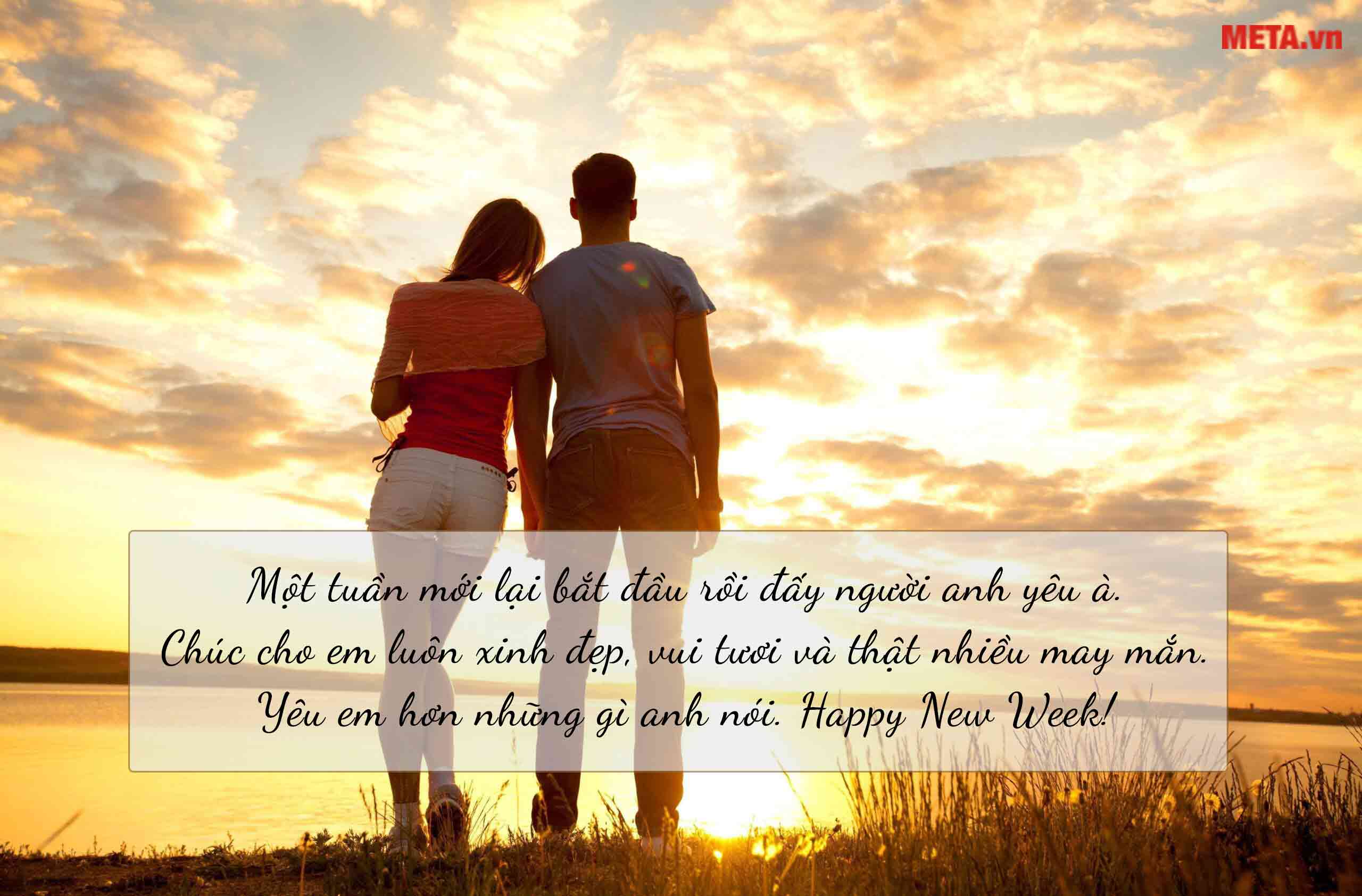 Lời chúc đầu tuần cho người yêu tình cảm