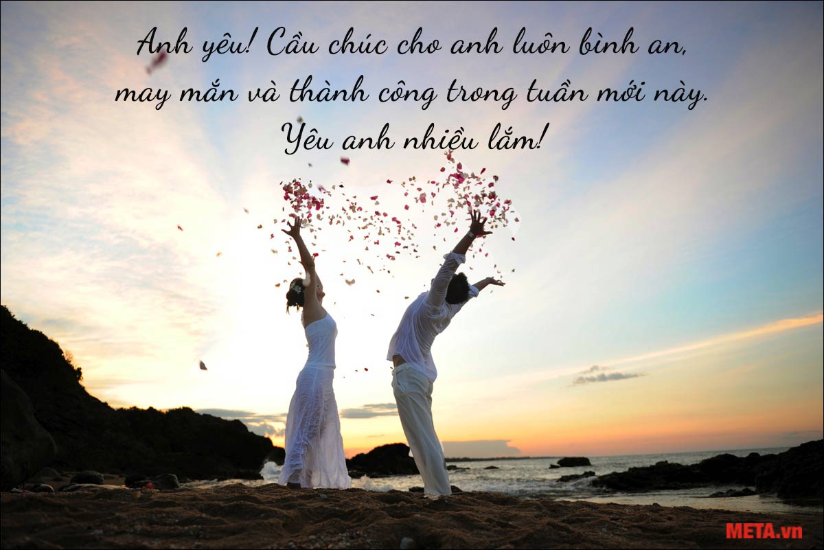 Lời chúc đầu tuần mùi mẫn cho người yêu