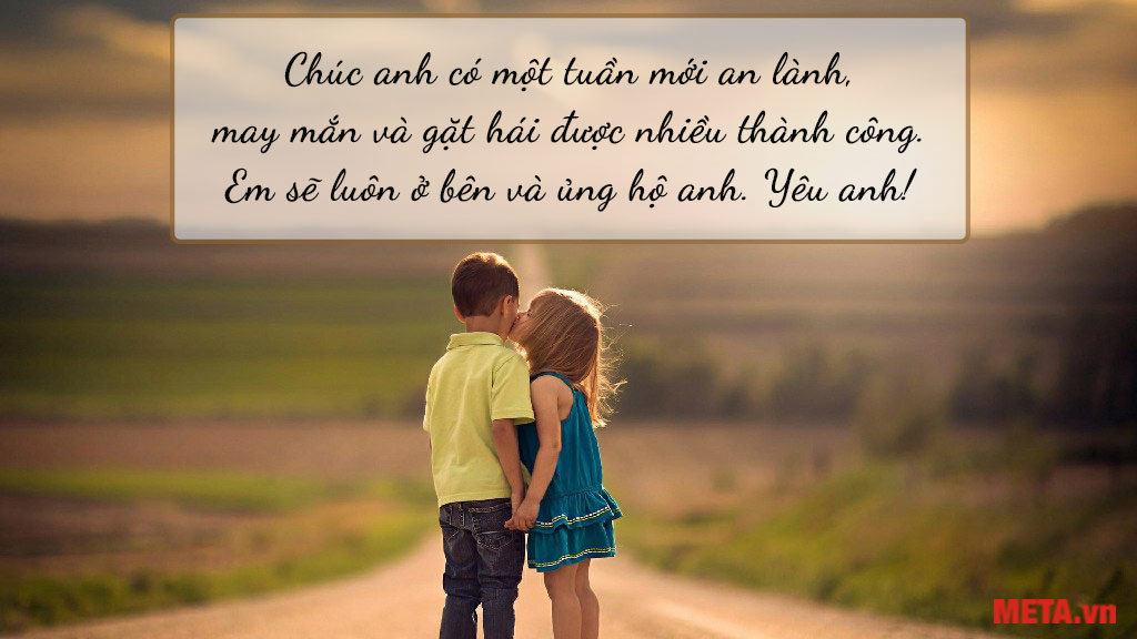 Lời chúc đầu tuần cực hay cho cặp đôi