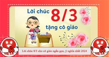 Lời chúc 8/3 cho cô giáo ngắn gọn, ý nghĩa nhất 2024