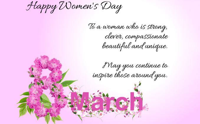 Ảnh lời chúc 8/3 tiếng Anh cực đẹp