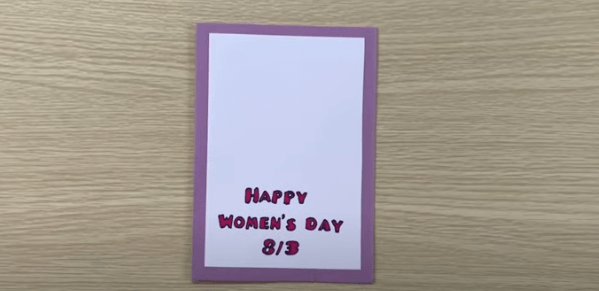 Vẽ chữ lên thiệp