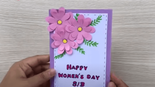 trang trí mặt ngoài thiệp