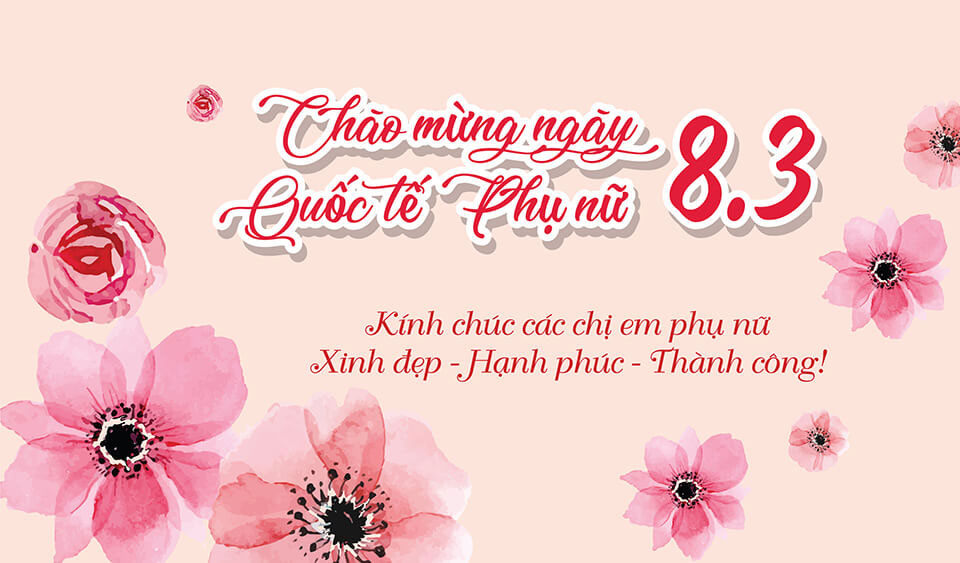 Ảnh đẹp chúc mừng 8/3 cho đồng nghiệp