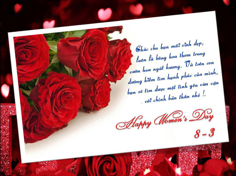 Ảnh đẹp chúc mừng 8/3 tặng đồng nghiệp cực đẹp