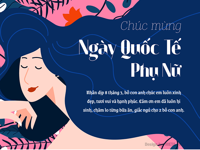 Thiệp chúc mừng 8/3 cho vợ yêu