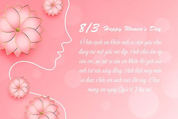 thiệp chúc mừng ngày 8 tháng 3 cho vợ, người yêu