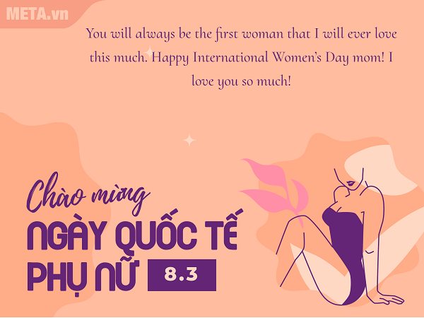 thiệp chúc ngày Quốc tế Phụ nữ bằng tiếng Anh