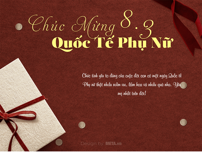 thiệp chúc mừng ngày 8 tháng 3 cho mẹ