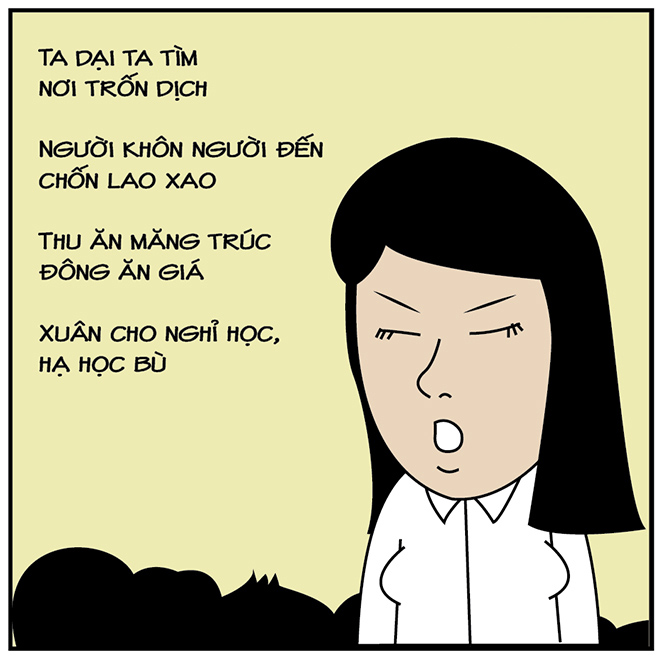 Ảnh chế có thơ độc đáo