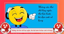Những câu thơ chế hay ngắn, thơ hài hước bá đạo cười vỡ bụng