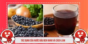 Uống nước đậu đen rang có tác dụng gì? Cách làm nước đậu đen rang