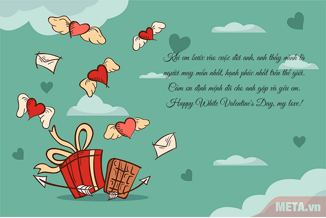 thiệp chúc mừng ngày white valentine cho vợ, bạn gái